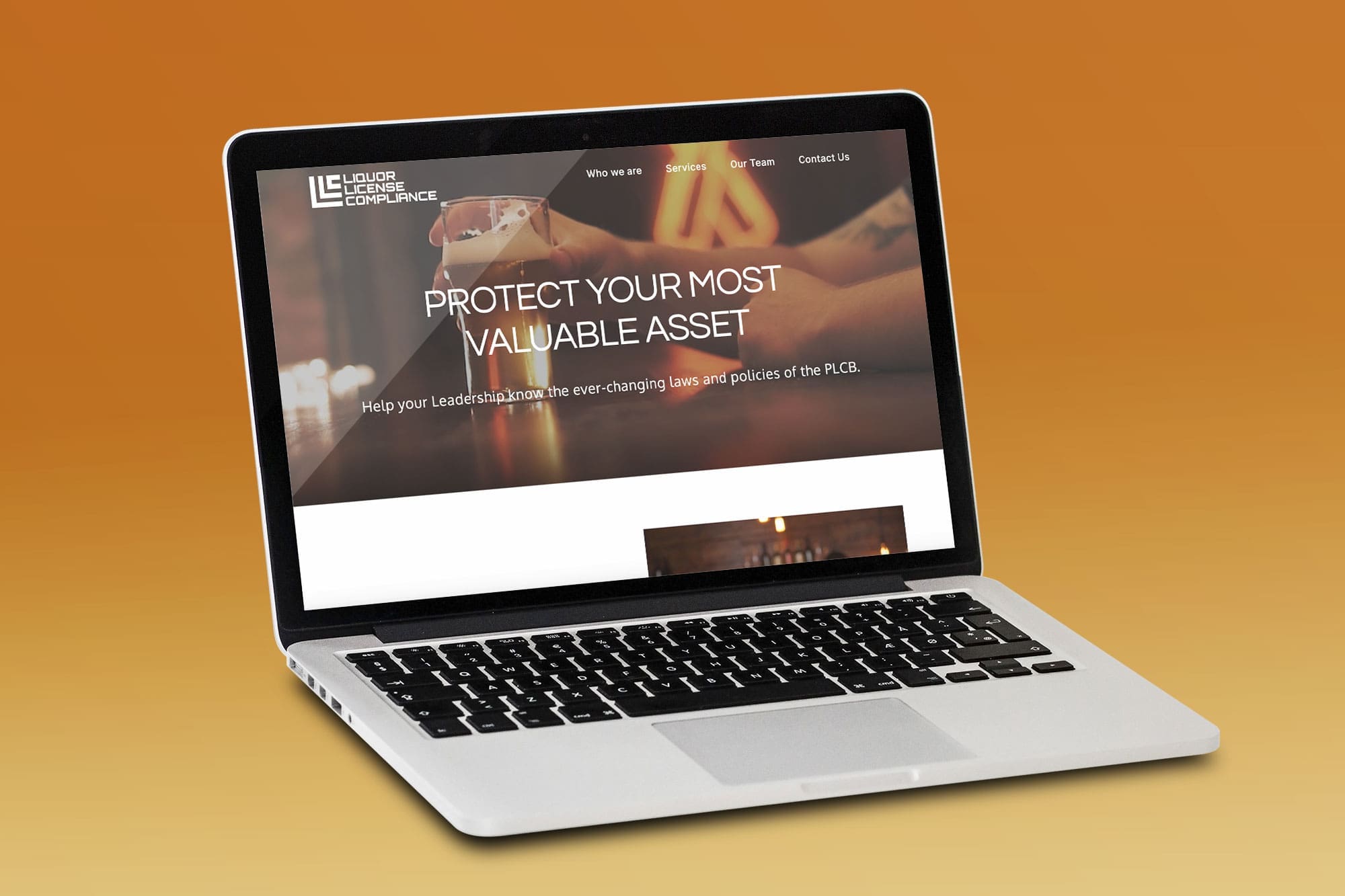 LLC-website-mockup