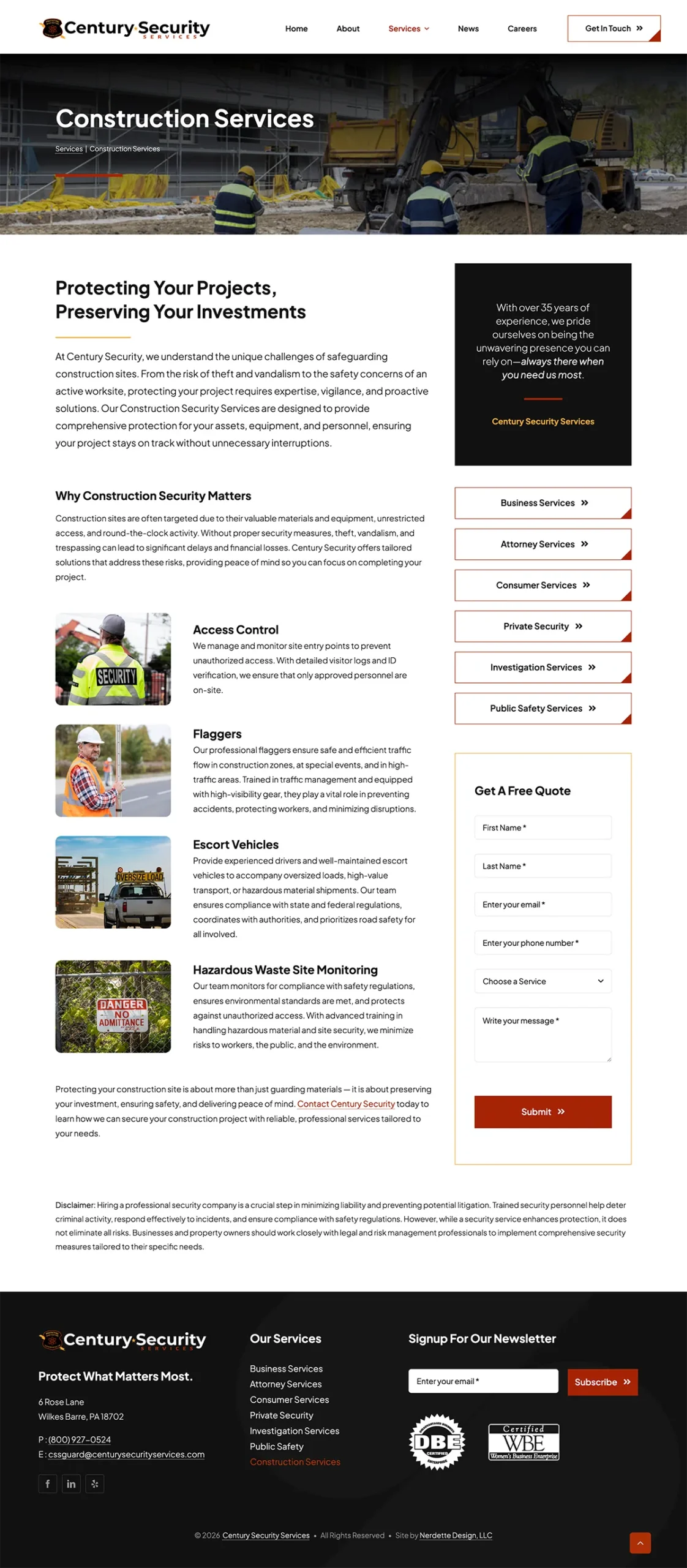 Century Construction Services