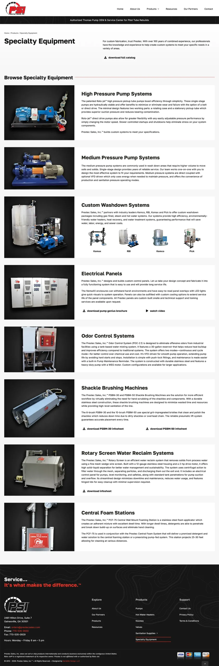 Prestec Equipment