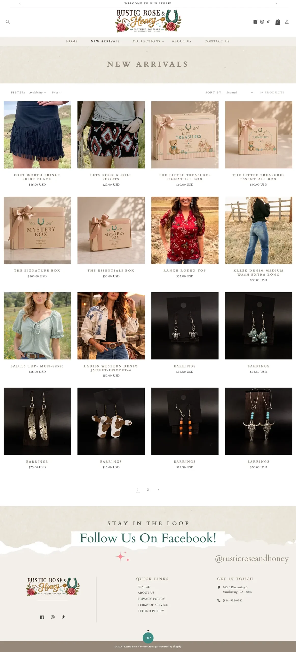 RRHB New Arrivals